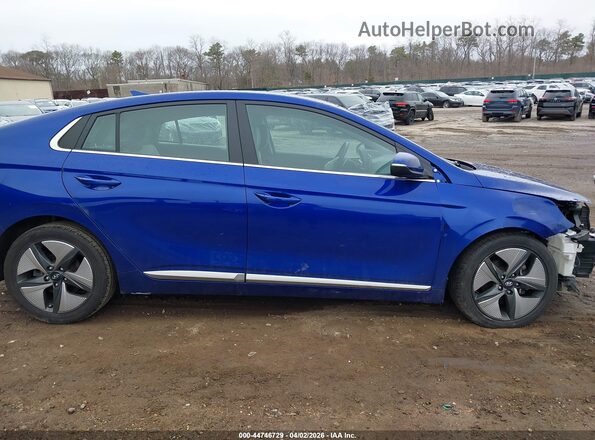 KMHC85LC0NU274027 2022 HYUNDAI IONIQ HYBRID Синий Вид задней части салона