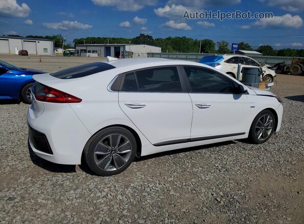 KMHC85LC6JU077566 2018 HYUNDAI IONIQ White Trasero derecho