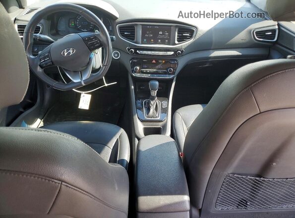 KMHC85LC6JU077566 2018 HYUNDAI IONIQ White Vista del salpicadero