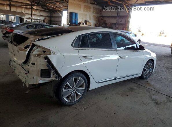 KMHC85LC7HU017886 2017 HYUNDAI IONIQ Белый Задняя правая четверть