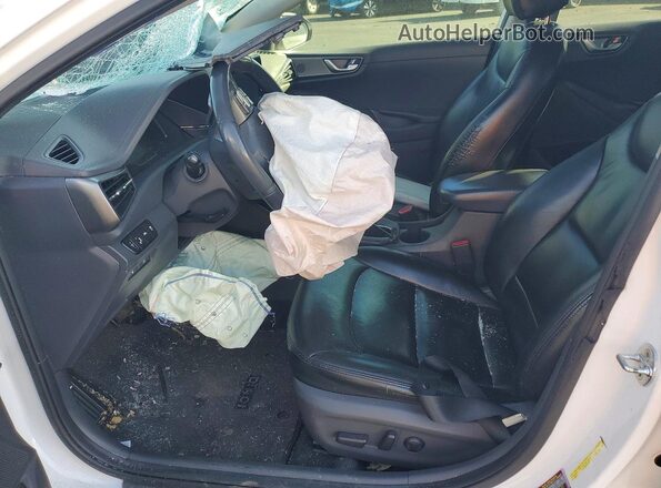KMHC85LC7LU194608 2020 HYUNDAI IONIQ White Vista interior delantera
