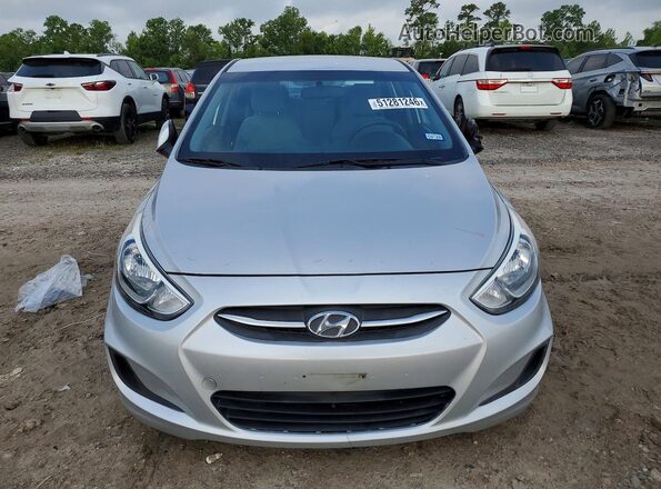 KMHCT4AE0HU277141 2017 HYUNDAI ACCENT Серебряный Вид спереди