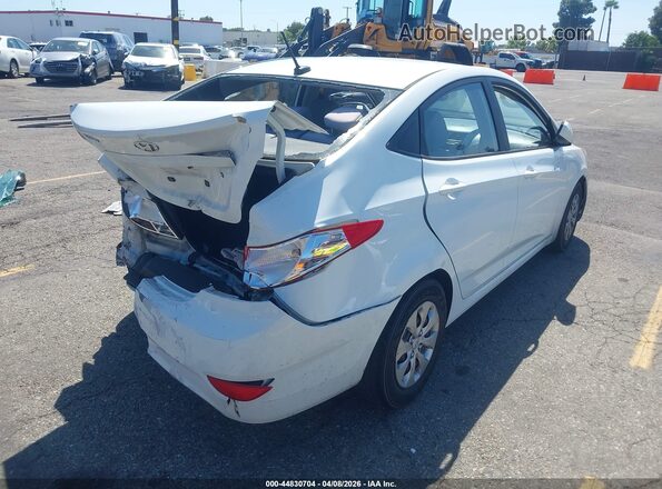 KMHCT4AE1GU968239 2016 HYUNDAI ACCENT Белый Задняя правая четверть