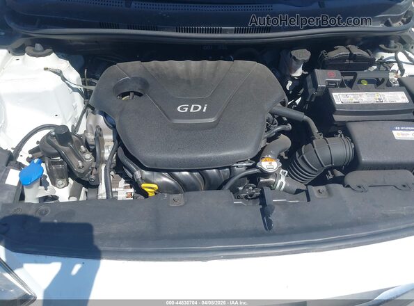 KMHCT4AE1GU968239 2016 HYUNDAI ACCENT Белый Вид сзади