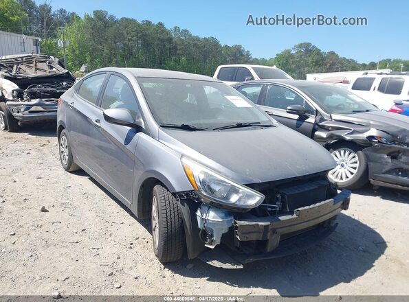 KMHCT4AE3GU011854 2016 HYUNDAI ACCENT Серый Передняя правая четверть