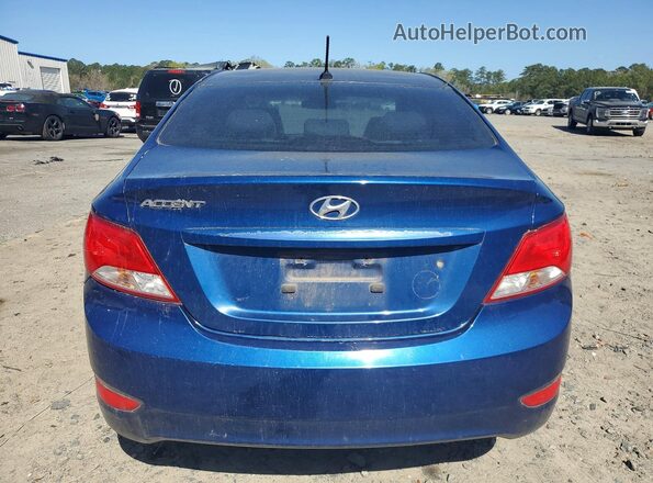 KMHCT4AE3GU092824 2016 HYUNDAI ACCENT Синий Вид сзади