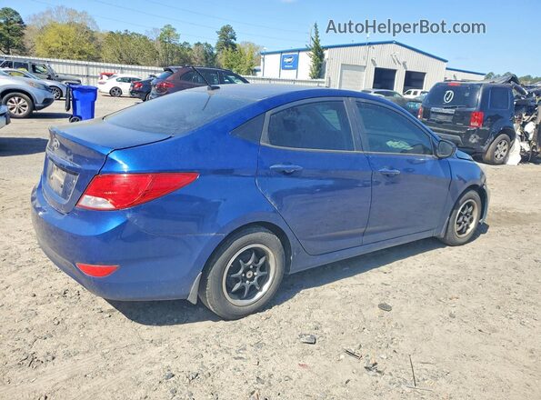 KMHCT4AE3GU092824 2016 HYUNDAI ACCENT Синий Задняя правая четверть