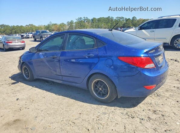 KMHCT4AE3GU092824 2016 HYUNDAI ACCENT Синий Задняя левая четверть