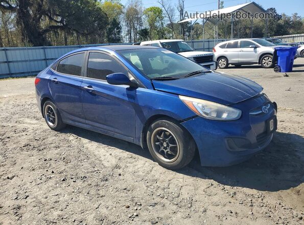 KMHCT4AE3GU092824 2016 HYUNDAI ACCENT Синий Передняя правая четверть