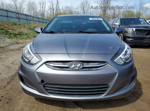 KMHCT4AE3GU110982 2016 HYUNDAI ACCENT Charcoal Դիմացի տեսք