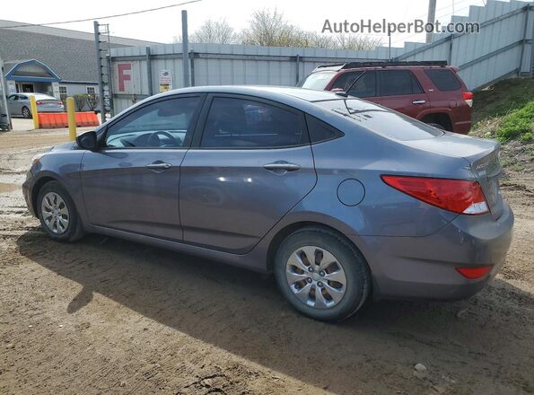 KMHCT4AE3GU110982 2016 HYUNDAI ACCENT Charcoal Հետևի ձախ