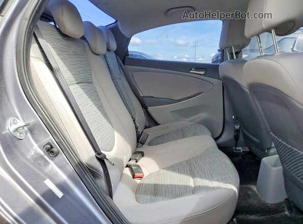 KMHCT4AE3GU110982 2016 HYUNDAI ACCENT Charcoal Հետևի նստատեղերի տեսք