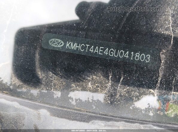 KMHCT4AE4GU041803 2016 HYUNDAI ACCENT White Vista del compartimento del motor