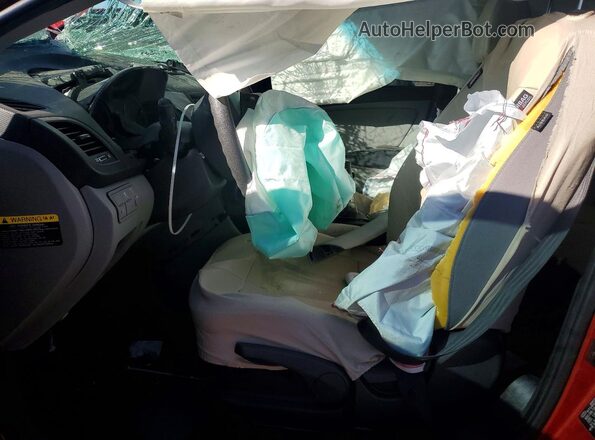 KMHCT4AE4HU245647 2017 HYUNDAI ACCENT Red Вид салону спереду