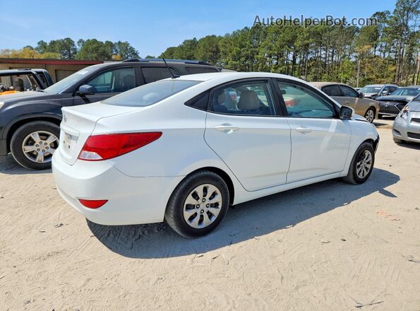 KMHCT4AE7GU072236 2016 HYUNDAI ACCENT Белый Задняя правая четверть