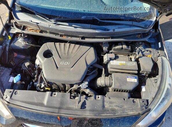 KMHCT4AE7GU084676 2016 HYUNDAI ACCENT Черный Вид задней части салона