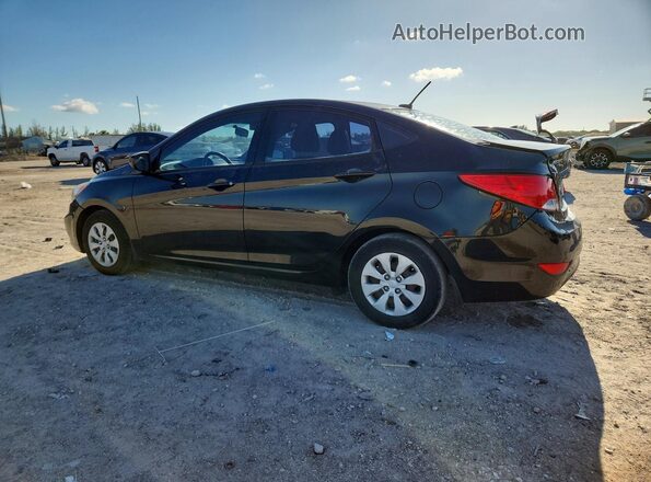 KMHCT4AE7GU084676 2016 HYUNDAI ACCENT Черный Задняя левая четверть