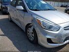 2017 Hyundai Accent Se Silver vin: KMHCT4AE7HU218541