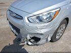 2017 Hyundai Accent Se Silver vin: KMHCT4AE7HU218541
