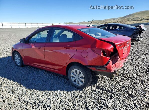 KMHCT4AE9GU065188 2016 HYUNDAI ACCENT Бордовый Задняя левая четверть
