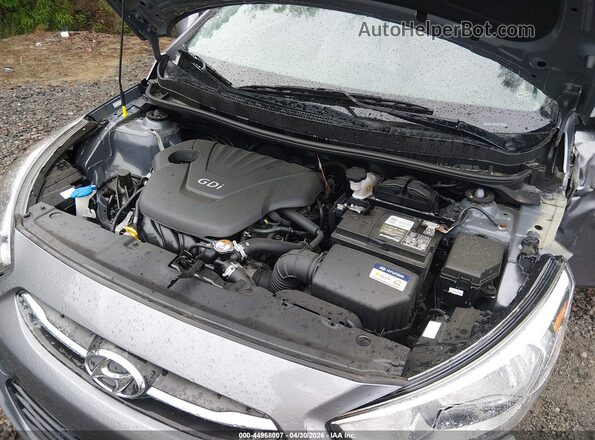 KMHCT4AEXGU059416 2016 HYUNDAI ACCENT Серый Вид сзади