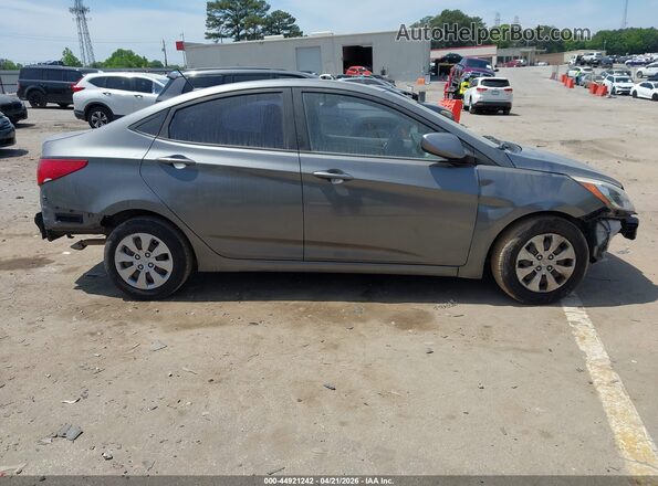 KMHCT4AEXHU222728 2017 HYUNDAI ACCENT Gray Вид задньої частини салону