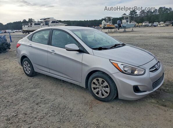KMHCT4AEXHU306984 2017 HYUNDAI ACCENT Серебряный Передняя правая четверть