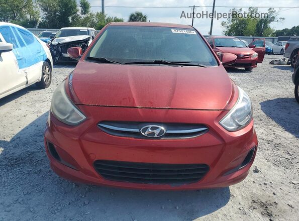 KMHCT4AEXHU394502 2017 HYUNDAI ACCENT Red Vista frontal
