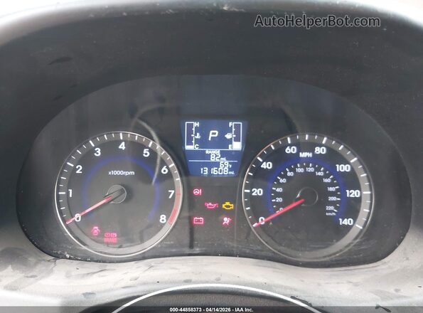 KMHCU5AE8GU240145 2016 HYUNDAI ACCENT Orange უკანა სავარძლების ხედი