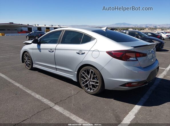 KMHD04LB5LU954967 2020 HYUNDAI ELANTRA Silver Հետևի ձախ