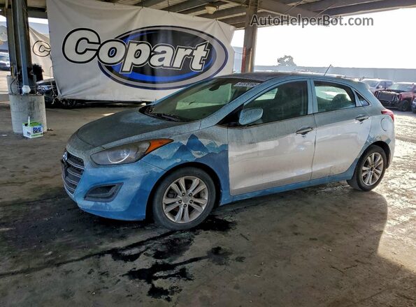 KMHD35LH2GU305246 2016 HYUNDAI ELANTRA Silver Vista tres cuartos delantera izquierda