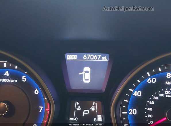 KMHD35LH2GU305408 2016 HYUNDAI ELANTRA GT Синий Вид задних сидений