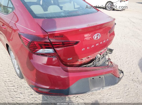 KMHD74LF0LU995151 2020 HYUNDAI ELANTRA Red Front view