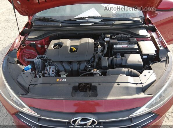 KMHD74LF0LU995151 2020 HYUNDAI ELANTRA Red Rear view