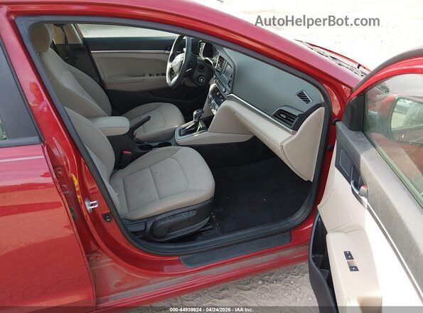 KMHD74LF0LU995151 2020 HYUNDAI ELANTRA Red Front interior view