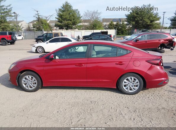 KMHD74LF0LU995151 2020 HYUNDAI ELANTRA Red Rear interior view