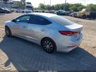 2018 Hyundai Elantra Se Silver vin: KMHD74LF1JU588906