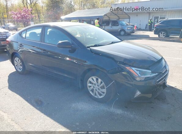 KMHD74LF2LU998343 2020 HYUNDAI ELANTRA Черный Передняя правая четверть