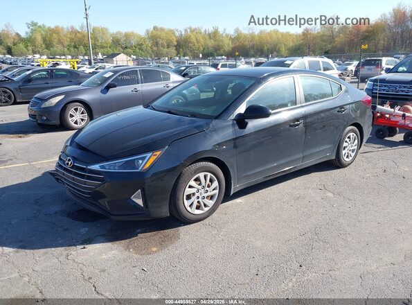 KMHD74LF2LU998343 2020 HYUNDAI ELANTRA Черный Передняя левая четверть