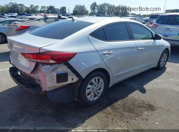 KMHD74LF6HU084247 2017 HYUNDAI ELANTRA Серебряный Задняя правая четверть