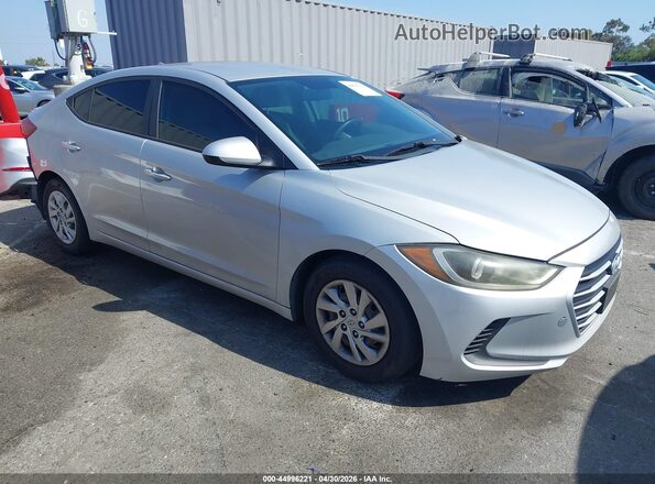 KMHD74LF6HU084247 2017 HYUNDAI ELANTRA Серебряный Передняя правая четверть