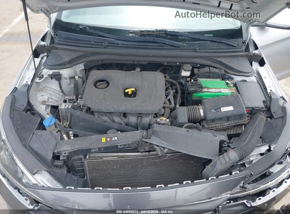 KMHD74LF8KU809161 2019 HYUNDAI ELANTRA Silver Widok z tyłu