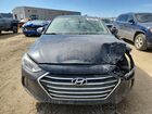 2017 Hyundai Elantra Se Черный vin: KMHD84LF0HU129390