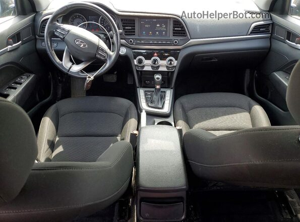 KMHD84LF0KU763063 2019 HYUNDAI ELANTRA Black Dashboard view