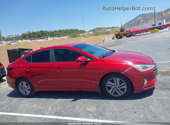 KMHD84LF1LU903221 2020 HYUNDAI ELANTRA Black Widok wnętrza z tyłu