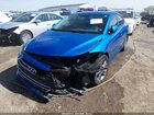 2017 Hyundai Elantra Se Синий vin: KMHD84LF2HU068978