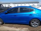 2017 Hyundai Elantra Se Синий vin: KMHD84LF2HU068978