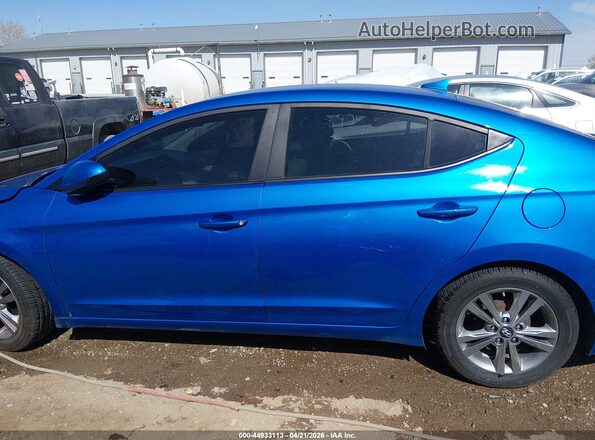 KMHD84LF2HU068978 2017 HYUNDAI ELANTRA Синий Панорамный вид салона 360°