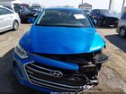 2017 Hyundai Elantra Se Синий vin: KMHD84LF2HU068978