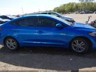 2017 Hyundai Elantra Se Синий vin: KMHD84LF2HU068978